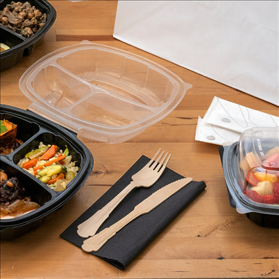 FOURCHETTES 'CLASSIC' 19,3 CM NATUREL BOIS (100 UNITÉS)