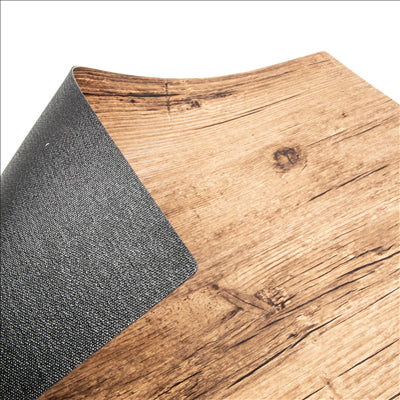SETS DE TABLE 45x30 CM COMPARAISON BOIS PVC (12 UNITÉS)