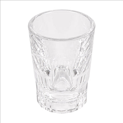 VERRES À SHOT 50 ML Ø 5,5/4,5x7,6 CM TRANSPARENT POLYCARBONATE (12 UNITÉS)