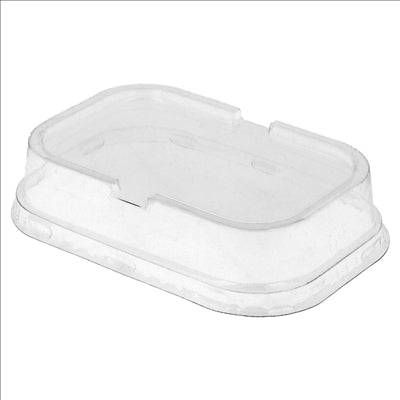 COUVERCLES HAUTES POUR RÉCIPIENTS 214.69/81 TRANSPARENT PET (100 UNITÉS)