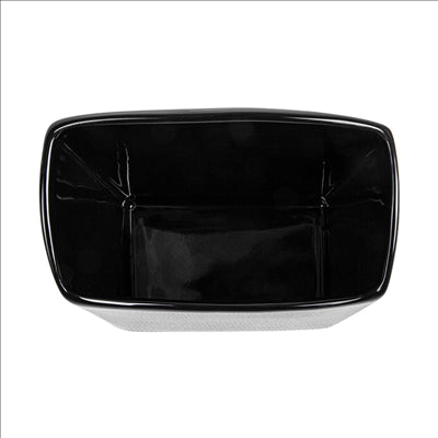 BOÎTES À FRITES S 12,4x6,5x12,7 CM NOIR PORCELAINE (6 UNITÉS)