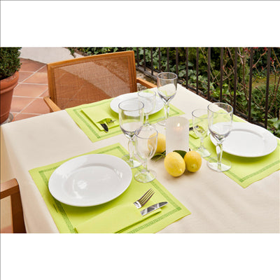 ASSIETTES PLATES Ø 23 CM BLANC PORCELAINE (36 UNITÉS)