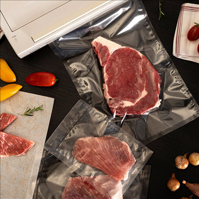 SACHETS POUR CUISSON SOUS VIDE 95µ 18x25 CM TRANSPARENT PA/PP (100 UNITÉS)
