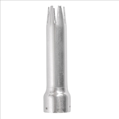 BUSE POUR SIPHON CRÈME, DROITS ARGENTE INOX (25 UNITÉS)