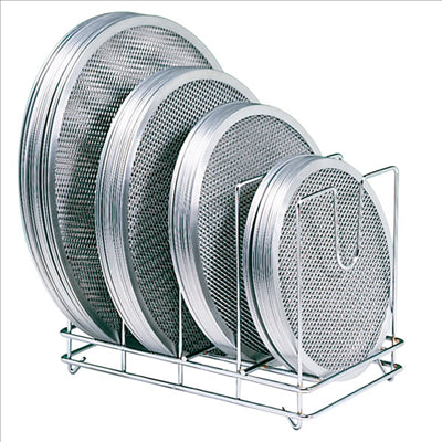 RACK POUR CERCLES GRILLES PIZZA 37x22x25 CM ARGENTE FER (1 UNITÉ)