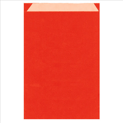 ENVELOPPE CADEAUX 60 G/M2 26+9x38 CM ROUGE KRAFT VERGÉ (250 UNITÉS)