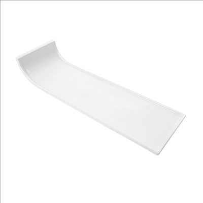 ASSIETTES RECTANGULAIRES 36x11x6,7 CM BLANC PORCELAINE (4 UNITÉS)