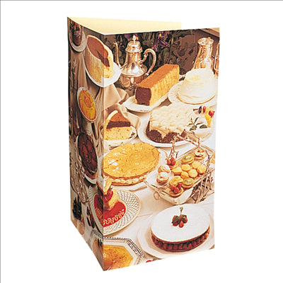 CARTE 3 VOLETS "DESSERTS" 47x30 CM ASSORTI CARTON (1 UNITÉ)