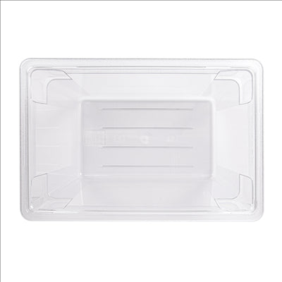 BAC ALIMENTAIRE 18 L 45,6x30,2x22,9 CM TRANSPARENT POLYCARBONATE (1 UNITÉ)