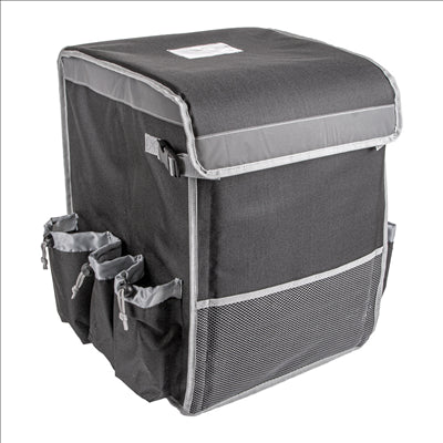 VALISE TRANSPORT 35,5x35,5x47 CM NOIR VINYL (1 UNITÉ)