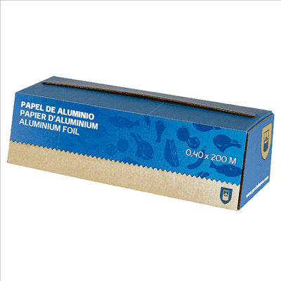 ALUMINIUM SOUS DISTRIBUTEUR 12µ 0,40x200 M ARGENTE ALUMINIUM (1 UNITÉ)