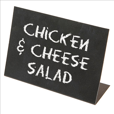 ARDOISES DE TABLE 10,5x7,3 CM NOIR FER (6 UNITÉS)