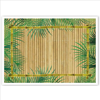 SETS DE TABLE OFFSET 'BAMBOO' 70 G/M2 31x43 CM QUADRICHROMIE PAPIER (2000 UNITÉS)