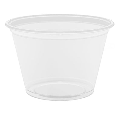 PETITS POTS MICRO-ONDABLES 75 ML Ø6,2x4,3 CM TRANSPARENT PP (2500 UNITÉS)