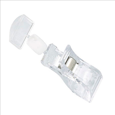 PINCES ARTICULÉES 2,5x2,7x9,4 CM TRANSPARENT PS (10 UNITÉS)