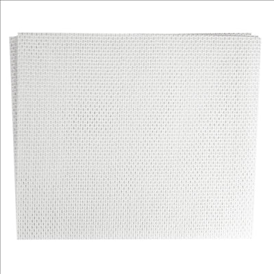 25 U. LAVETTES "SUPER PERFOKLEEN" 80 G/M2 36x42,5 CM BLANC VISCOSE (6 UNITÉS)