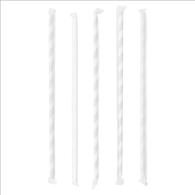 PAILLES FLEXIBLES À FRANGES SOUS SACHETS 'PAPER' Ø0,60x23 CM ASSORTI PAPIER (3000 UNITÉS)