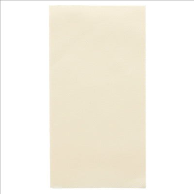 SERVIETTES P. 1/8 55 G/M2 50x50 CM IVOIRE AIRLAID (400 UNITÉS)