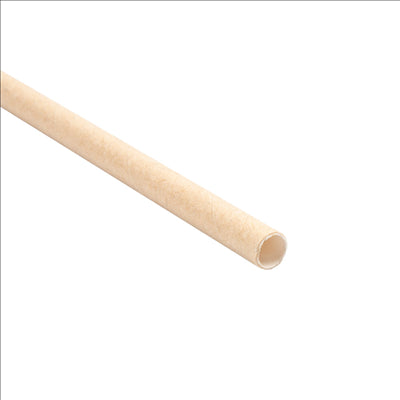 PAILLES DROITES SOUS SACHETS KRAFT 'PAPER' Ø0,60x20 CM NATUREL KRAFT (3000 UNITÉS)