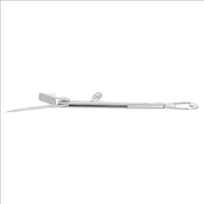 TIRE-BOUCHON MULTI USAGE 14x3,5x1 CM ARGENTE INOX (1 UNITÉ)