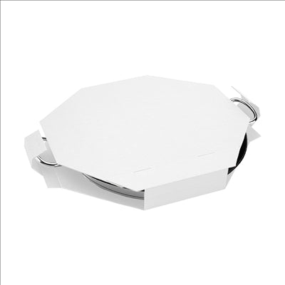 BOÎTE POUR PAELLAS 360 G/M2 40,5x40,5x5 CM BLANC CARTON (100 UNITÉS)