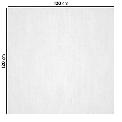 NAPPES PLIAGE M 48 G/M2 120x120 CM BLANC CELLULOSE (200 UNITÉS)