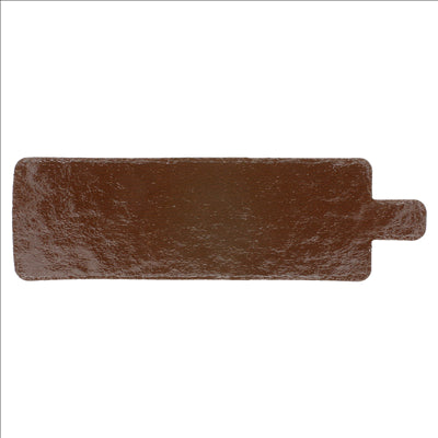 CARTONS PÂTISSERIE DEUX FACES  1100 G/M2 4,5x13 CM CHOCOLAT/PRALINÉ CARTON (200 UNITÉS)