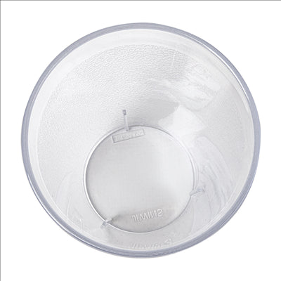 GOBELETS EMPILABLES 320 ML Ø 8,6/5,4x9,7 CM TRANSPARENT POLYCARBONATE (12 UNITÉS)