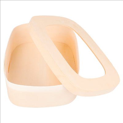 BOÎTE POUR 10/12 MACARONS 18x12,8x5 CM NATUREL BOIS (40 UNITÉS)