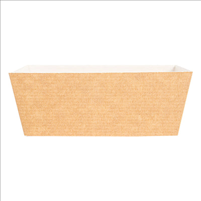 MOULES CUISSON PÂTISSERIE 230 G/M2 11,5x6,5x5 CM NATUREL KRAFT (300 UNITÉS)