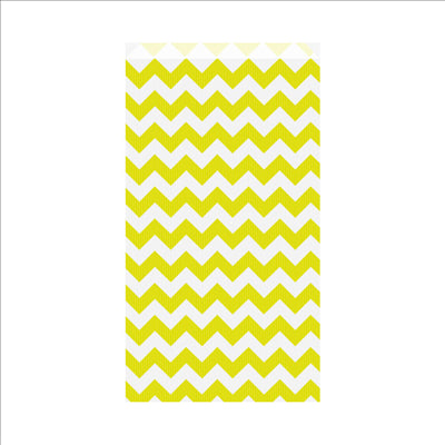 SACHETS PLATS LISERÉ 60 G/M2 19+8x35 CM LIME CELLULOSE (250 UNITÉS)