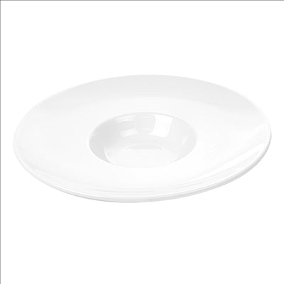 ASSIETTES "GRAN ALA" Ø 28,5 CM BLANC PORCELAINE (12 UNITÉS)