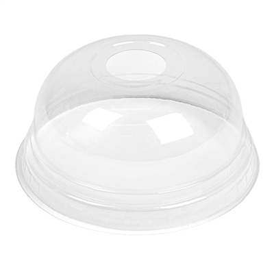 COUVERCLES COUPOLE AVEC ORIFICE POUR 223.99 Ø 7,8x3,9 CM TRANSPARENT PLA (1250 UNITÉS)