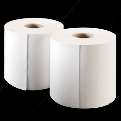 100 U. ROULEAUX ENREGISTREUR THERMIQUES Ø55x57 MM BLANC PAPIER (1 UNITÉ)