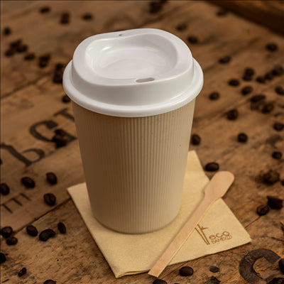 VERRES RÉUTILISABLES POUR BOISSONS CHAUDES 430 ML Ø 8,9x11,3 CM NATUREL PP (165 UNITÉS)