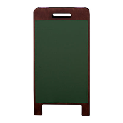 ARDOISE EN ANGLE 2 FACES MAGNÉTIQUE 38x45x78 CM VERT BOIS (1 UNITÉ)