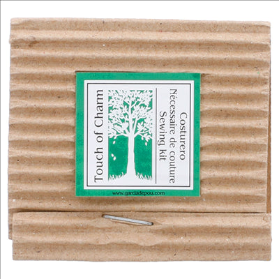 NÉCESSAIRES À COUTURE, ÉTUI RECYCLÉ 6x6,5 CM (100 UNITÉS)