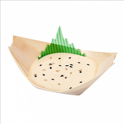 BARQUETTES EN FEUILLE DE PEUPLIER 17x8,5x2 CM NATUREL BOIS (1000 UNITÉS)
