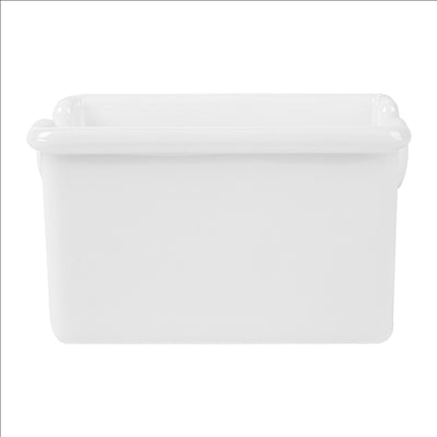 RÉCIPIENTS MULTI-USAGES 8,5x6,5x5 CM BLANC PS (1 UNITÉ)