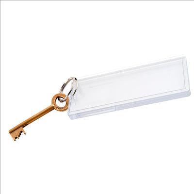 PORTE-CLÉS METHACRYLATE 5,5x12,5 CM TRANSPARENT METACRYLATE (1 UNITÉ)