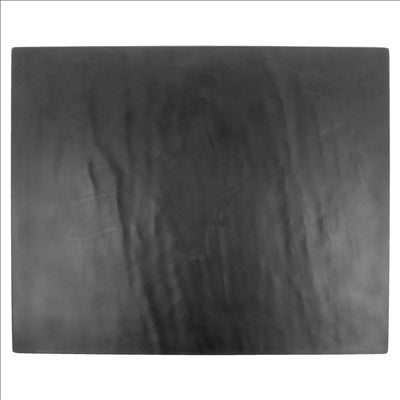 PLATEAUX GN 1/4 IMITATION ARDOISE 'ASAMI WARE' 26,5x16x0,4 CM NOIR MÉLAMINE (6 UNITÉS)