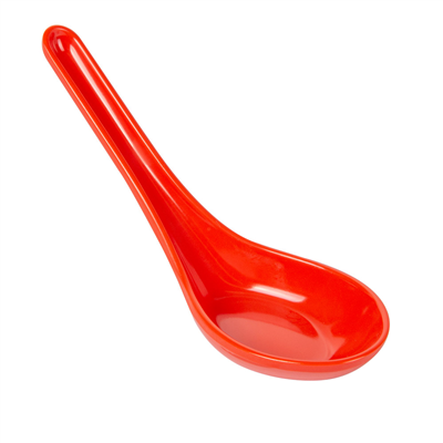 CUILLÈRES CHINOISES 'ASAMI WARE' 14x4,2x4,5 CM ROUGE MÉLAMINE (100 UNITÉS)
