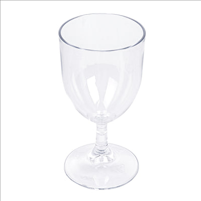 VERRES À PIED À VIN 175 ML Ø 6,8/6,6x13,5 CM TRANSPARENT POLYCARBONATE (12 UNITÉS)