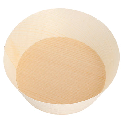 POTS EN FEUILLE DE PEUPLIER Ø 7x2,5 CM NATUREL BOIS (100 UNITÉS)