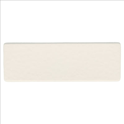 PLATEAUX NAGAKAKU 'BIONIC' 30x10x1,3 CM BLANC BAGASSE (200 UNITÉS)