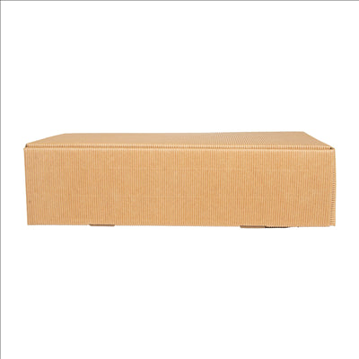 30 U. COFFRETS 2 BOUTEILLES 34x18,5x9 CM NATUREL KRAFT (1 UNITÉ)