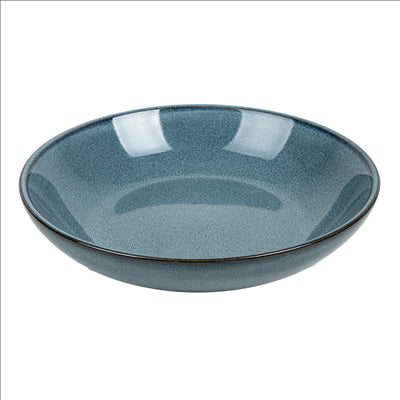 ASSIETTES CREUSES 'AKALA' Ø20x11,2x4,4 CM BLEU STONEWARE (6 UNITÉS)