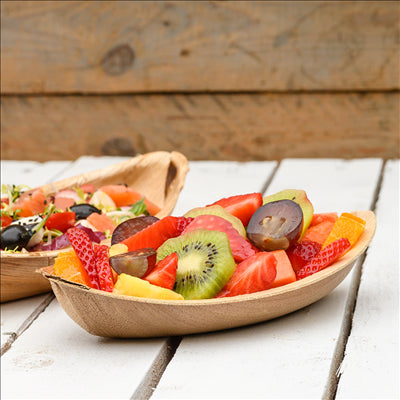 BARQUETTES PIROGUE 'ARECA' 21x11x4 CM NATUREL ARECA (200 UNITÉS)