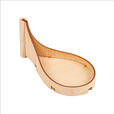 MINI CUILLÈRES POUR MISE EN BOUCHE 10,5x5x5 CM NATUREL BAMBOU (100 UNITÉS)