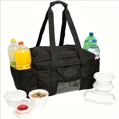 SAC TRANSPORT PICNIC 40,6x30,5x25,5 CM NOIR VINYL (1 UNITÉ)